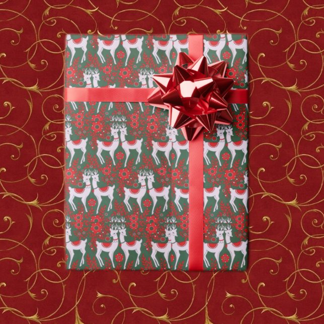Vintage Reindeer Wrapping Paper (Creator Uploaded)