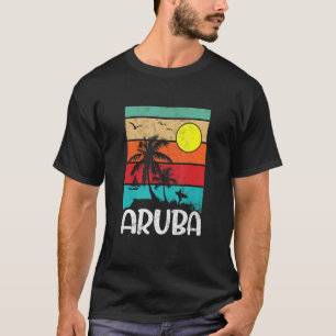 Vintage Relaxing Tropical Aruba Distressed Sandy S T-Shirt