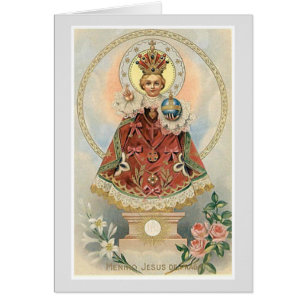 Vintage Religieux Catholique Enfant Jésus de Pragu