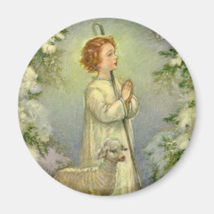 Vintage Religion, Christ the Good Shepherd Magnet