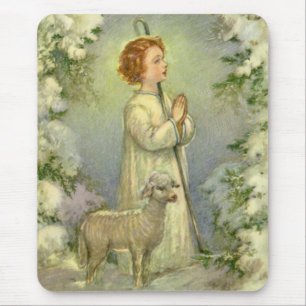 Vintage Religion, Christ the Good Shepherd Mouse Pad