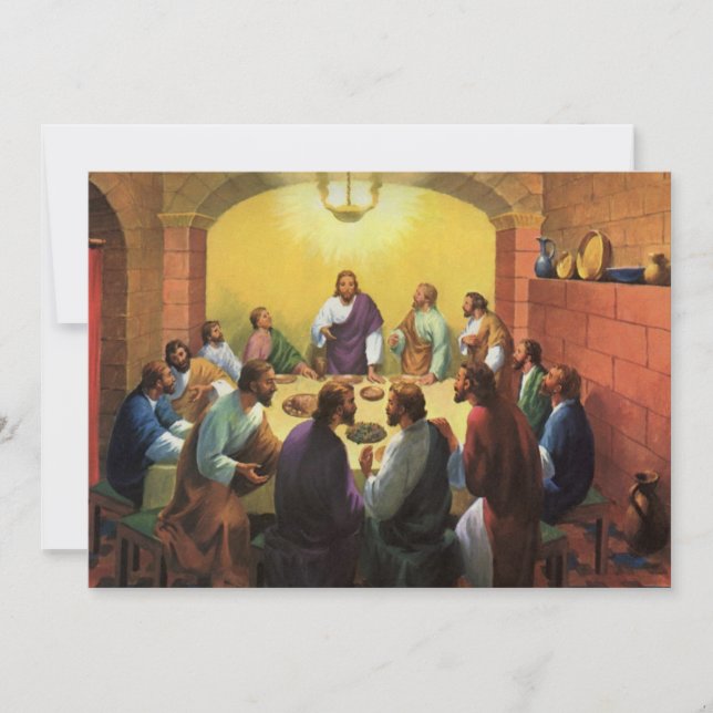 Vintage Religion, Last Supper with Jesus Christ (Front)