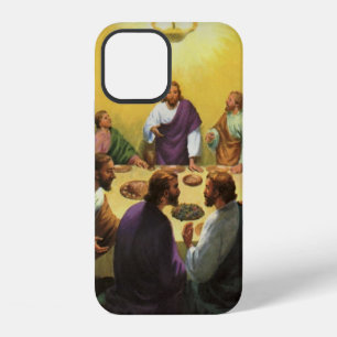 Vintage Religion, Last Supper with Jesus Christ iPhone 12 Case