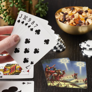 Vintage Religion, Wise Men with Star of Bethlehem Playing Cards