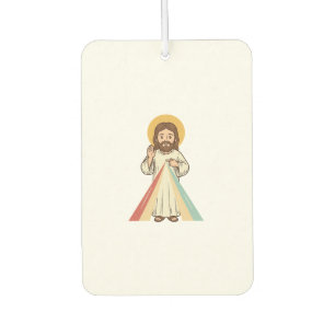 Vintage Religious Blessing Vector Shirt Design_1 Air Freshener
