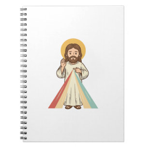 Vintage Religious Blessing Vector Shirt Design_1 Notebook