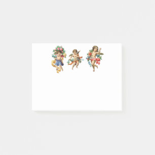 vintage religious cherubs Heavenly angel babies Post-it Notes