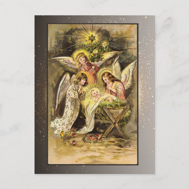 Vintage Religious Christmas Card (Front)