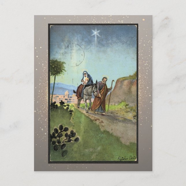 Vintage Religious Christmas Card (Front)