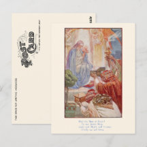 Vintage Religious Christmas Postcard - Wise Men