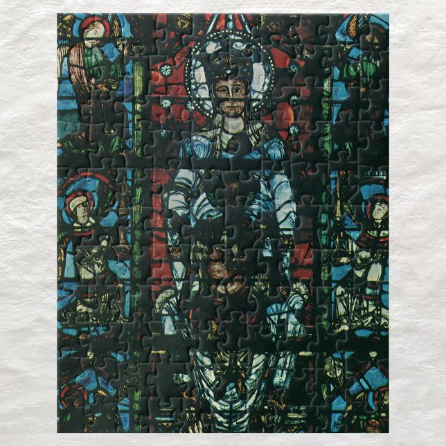 Vintage Religious Church Stained Glass Window Jigsaw Puzzle (Creator Uploaded)