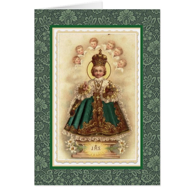 Vintage Religious Infant Jesus of Prague Catholic (Front)