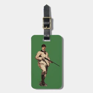 Vintage Remington Shotgun Sportsman Luggage Tag