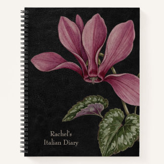 Vintage Renaissance Sowbread Botanical Notebook
