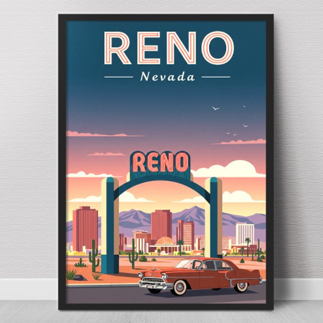 Vintage Reno Nevada Poster (Creator Uploaded)