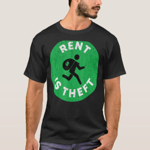 Vintage Rent Is Theft T-Shirt