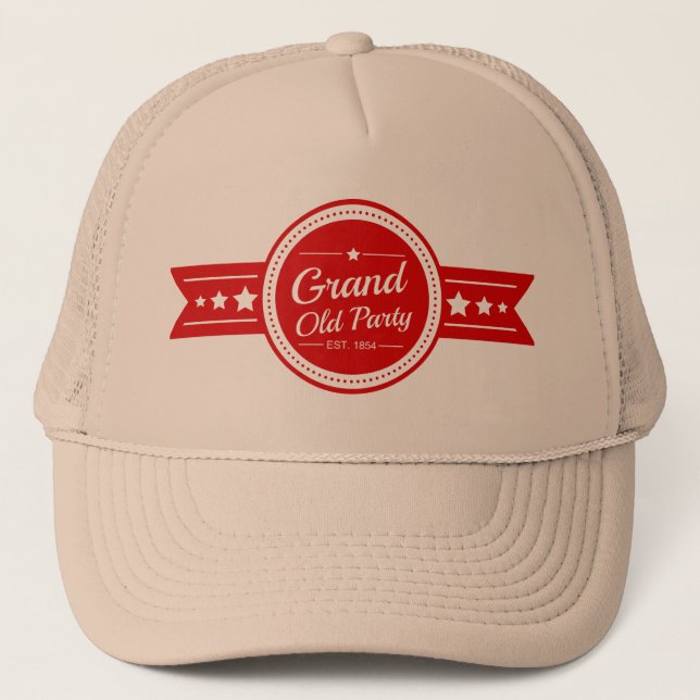 Vintage Republican "Grand Old Party" Hat (Front)