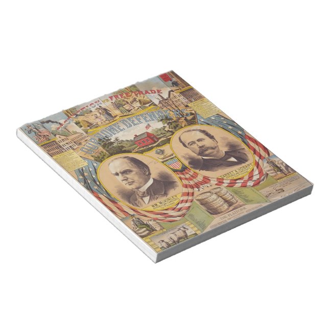 Vintage Republican Party Presidential Campaign Notepad (Angled)