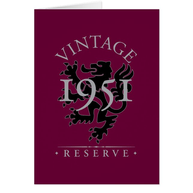 Vintage Reserve 1951 (Front)