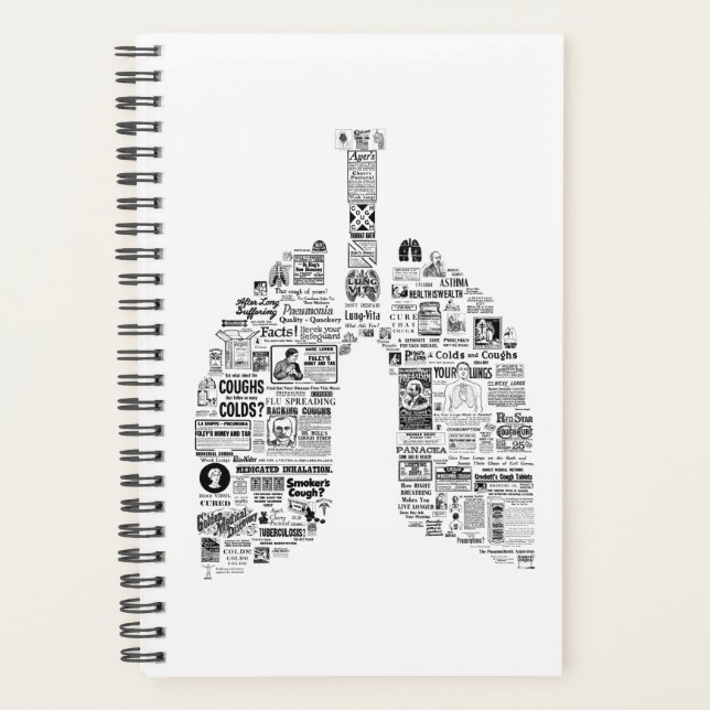 Vintage Respiratory Remedies - pulmonologist gift Planner (Front)