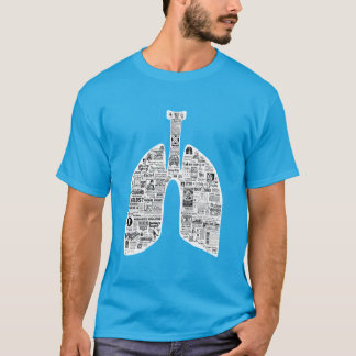 Vintage Respiratory Remedies pulmonology lungs art T-Shirt