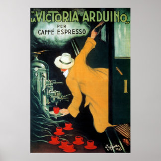 Vintage Restaurant Espresso Poster