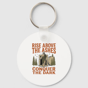 Vintage Resurrection Cave Quote Engraving Shirt De Keychain