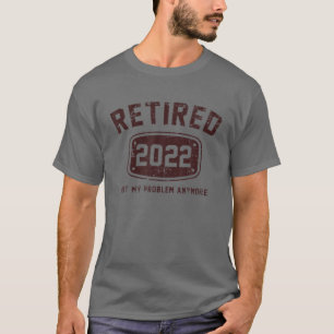 Vintage Retired 2022 Retirement Gifts For Men Wome T-Shirt