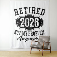 Vintage Retired 2026 Milestone Achievement Badge