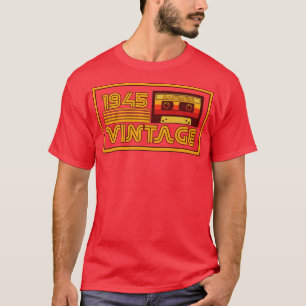 Vintage Retro 1945 Masterpiece Cassette Tape T-Shirt