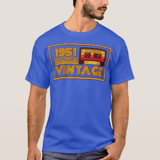 Vintage Retro 1951 Masterpiece Cassette Tape T-Shirt