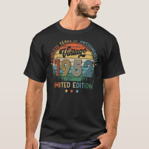 Vintage Retro 1952  70th Birthday Party T-Shirt
