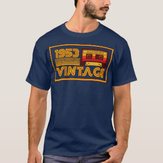 Vintage Retro 1953 Masterpiece Cassette Tape T-Shirt