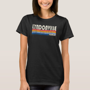 Vintage Retro 70s 80s Style Hometown of Lyndonvill T-Shirt