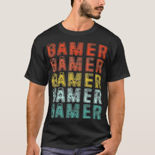 Vintage Retro 70's 80's Style Video Game Men Boys T-Shirt