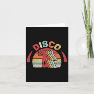 Vintage Retro 70s Disco Dancing  Card
