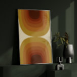 Vintage Retro 70s Earthy Geometric Rainbow Modern Poster<br><div class="desc">This retro-inspired wall art draws from the iconic geometric designs of the 1970s, blending warm shades of brown, ochre, and mustard to create a nostalgic yet modern piece. With a focus on the harmony of shape and colour, this design reflects a love for mid-century modern aesthetics while offering a fresh,...</div>