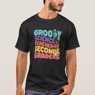 Vintage Retro 70s Groovy Science Teacher of Second T-Shirt