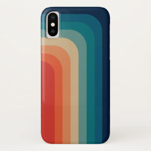 Vintage & Retro 70s Style - Color Stripes Case-Mate iPhone Case