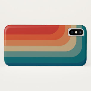 Vintage & Retro 70s Style - Color Stripes Case-Mate iPhone Case
