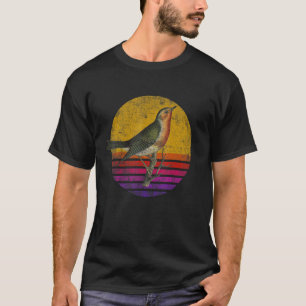 Vintage Retro American Robin Bird T-Shirt