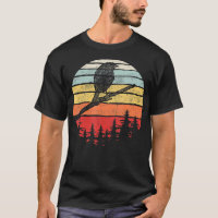 Vintage Retro American Robin Bird