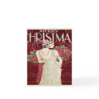 Vintage Retro Art Deco Woman Christmas