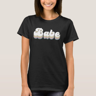 Vintage Retro Babe Bridal Bachelorette Party Match T-Shirt
