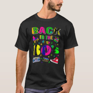 Vintage Retro Back To 80 s Graphic Design T Shirt
