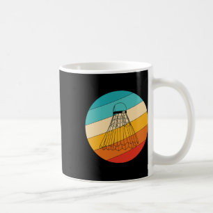 Vintage Retro Badminton Shuttle Player 1 Coffee Mug