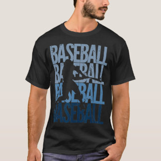 Vintage Retro Baseball Baseball Player T-Shirt
