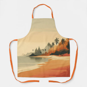 Vintage/retro beach/tropical apron