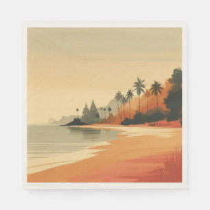 Vintage/retro beach/tropical  napkin