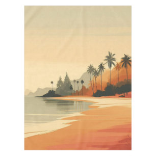Vintage/retro beach/tropical tablecloth